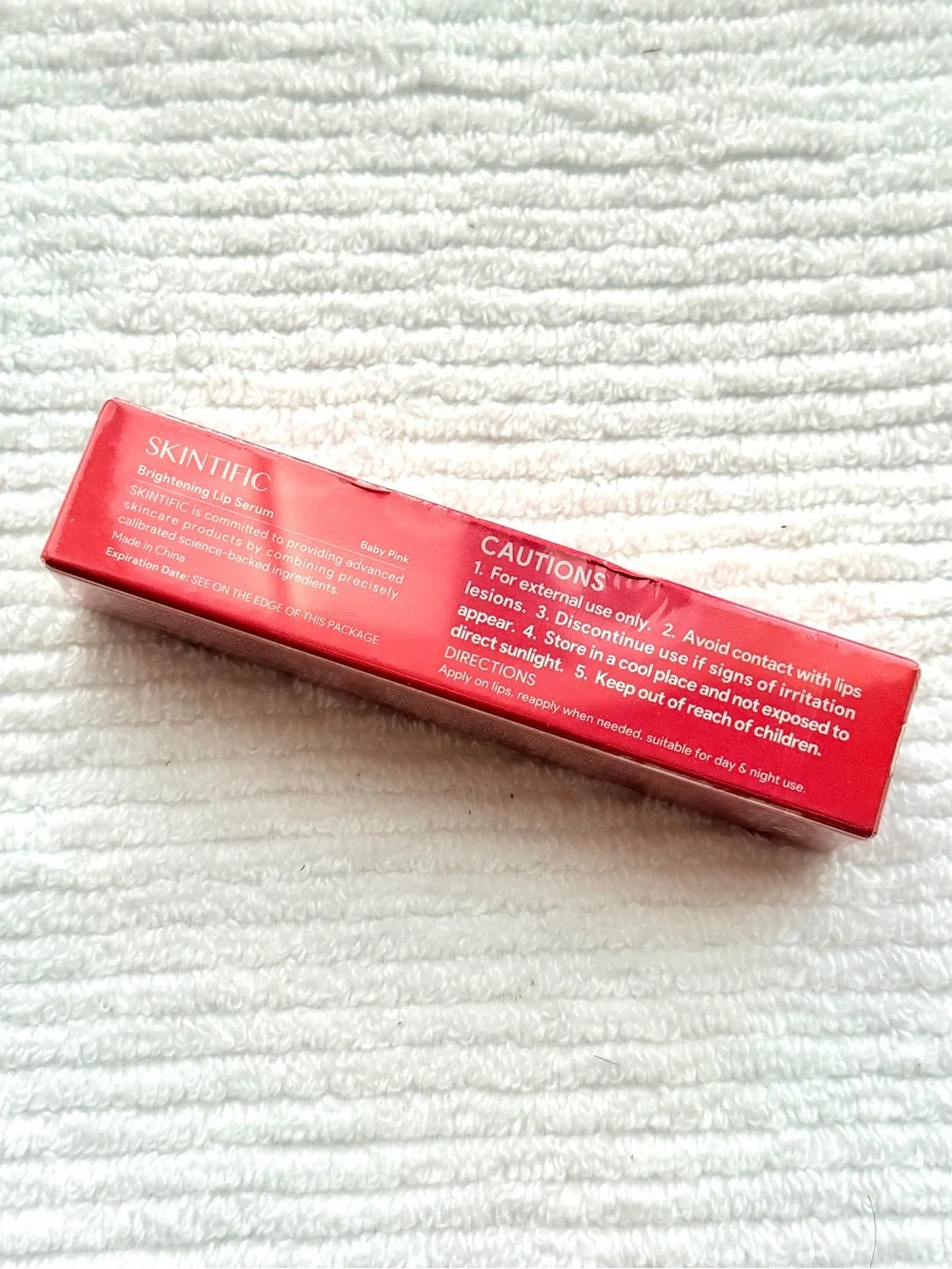 Skintific Brightening Lip Serum (BNIB - Sealed) Baby Pink 01